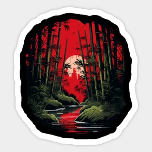 Japanese Bamboo Forest Sticker